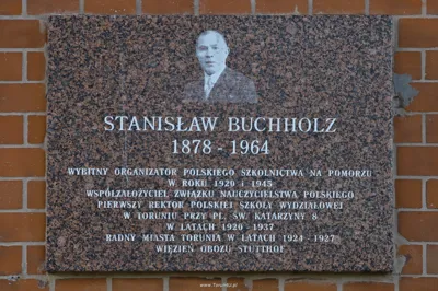 Tablica pamiątkowa Stanisława Buchholza