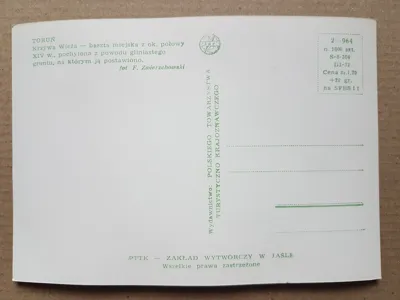 Krzywa Wieża pocztówka czarno biała - zdjęcie 2