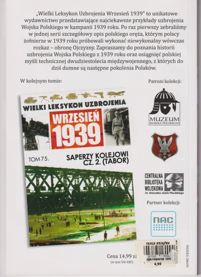 Wielki leksykon uzbrojenia Wrzesień 1939 Tom 74 Obszar warowny Wilno - zdjęcie 2